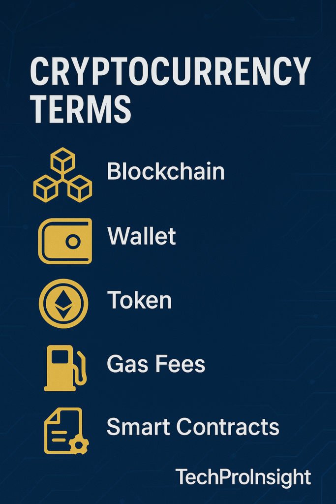 Terms of crypto currency