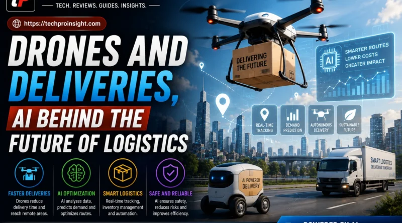 Drones and Deliveries, AI behind the Future of Logistics