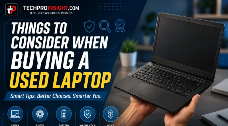 Things to Consider Before Buying a Used Laptop – Complete Guide 2025