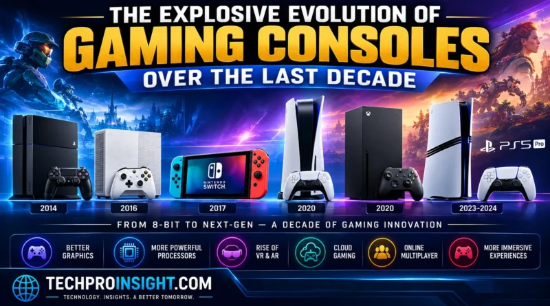 The Explosive Evolution of Gaming Consoles Over the Last Decade